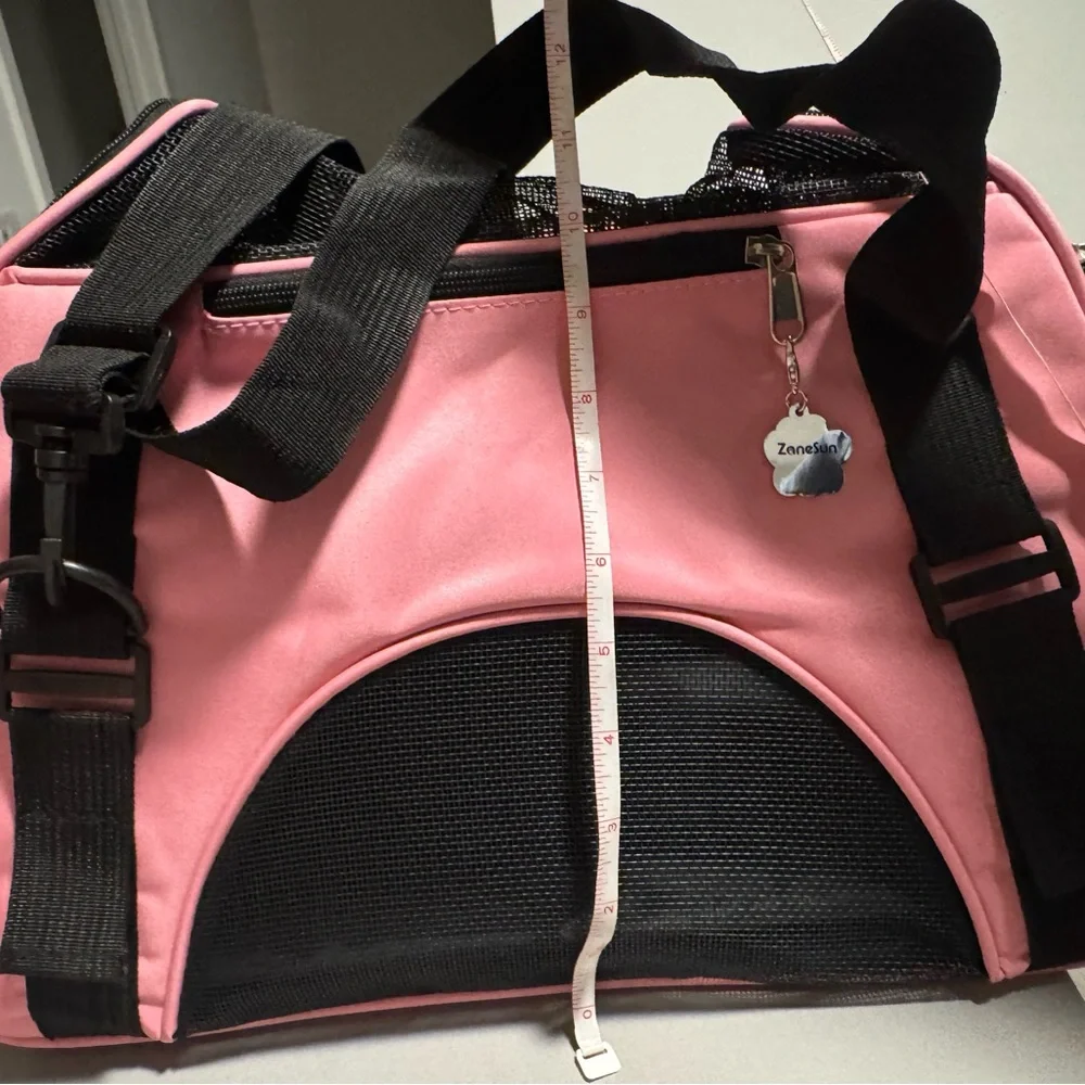 Pink and Black Pet Carrier